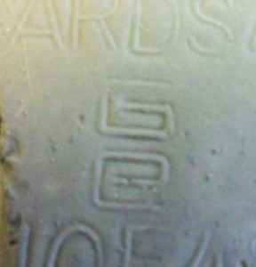 "G over C" mark - last mark used by Glass Containers Corporation - 1967-1983