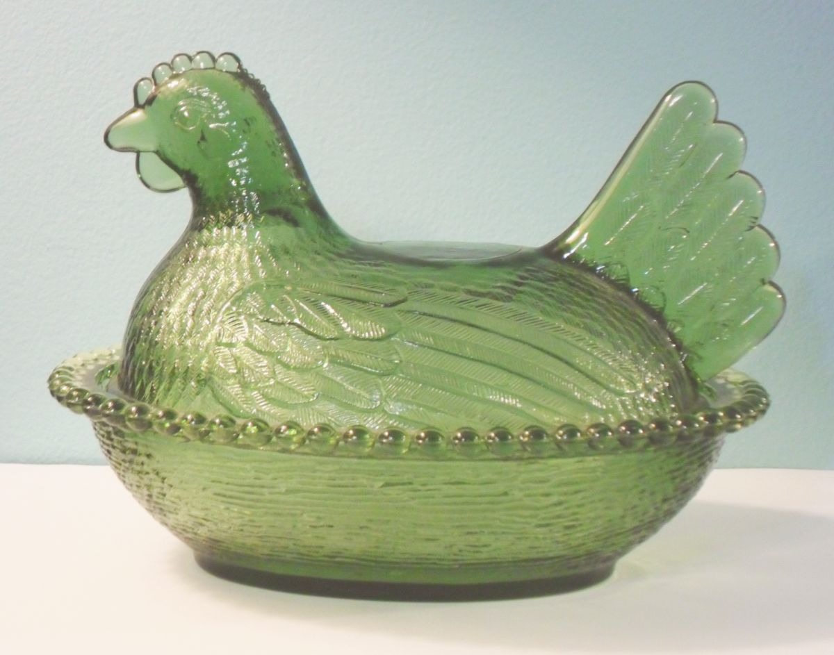 Indiana Glass Company Hen-on-Nest Dishes