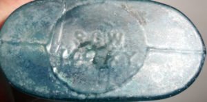 "S.G.W. LOU. KY." base marking on aqua "Jamaica Ginger" type medicine/utility bottle.