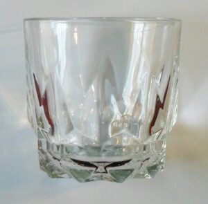 Small ARCOROC tumbler or bar glass, marked ARCOROC FRANCE on base