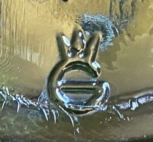 "G with crown" mark used by Gerresheimer Glas, Germany. Pic submitted by Martha Herlihy