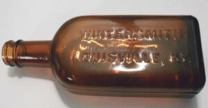 "1 F" on base of screw-lip Wintersmith bottle made by Fairmount.