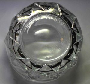 Small glass tumbler made by Arcoroc - 29 mold number on base