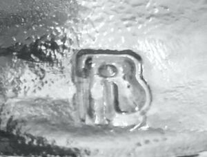 "IB" or "BI"  monogram mark used by Ball-Incon Glass Packaging (mark used 1987-1994)