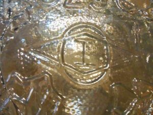 Owens-Illinois Glass Co. diamond/O/I mark on base of large 5-gallon water bottle